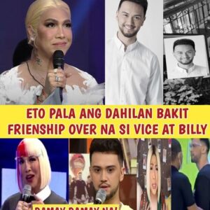 Vice Ganda cries and shares unforgettable memories of Billy Crawford. THEY WERE OVER /lo