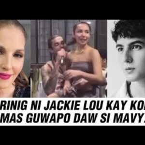 Parinig Ni Jackie Lou Kay Kobe Paras? Mas Guwapo Daw Si Mavy Legaspi