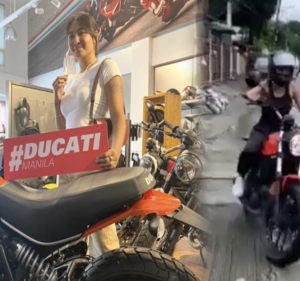 Nadine Lustre Takes the Wheel…Fans React to Her New Ducati Scrambler Sixty2!