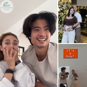 Celebrity couple Megan Young and Mikael Daez had their simple gender reveal party. Details in the comments!