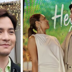 “Alden Richards unexpectedly calls Kathryn Bernardo ‘the ideal woman’! 😱 What’s going on between them? Tune in to Hello, Love Again to find out!”(DG)