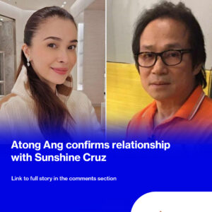 Atong Ang confirms relationship with Sunshine Cruz