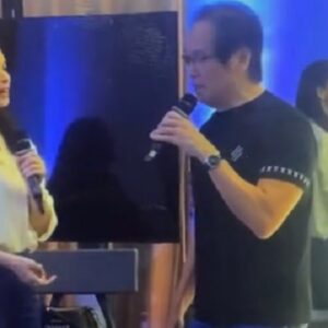 Atong Ang serenades Sunshine Cruz with “Bakit Ngayon Ka Lang?” (NG)