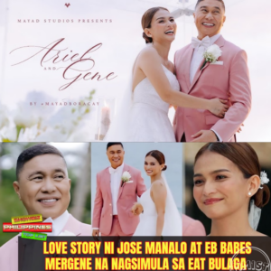 Love Story ni Jose Manalo at EB Babes Mergene na nagsimula sa Eat Bulaga na nauwi sa Kasalan