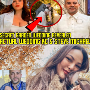 KC Concepcion at STEVE MICHAEL Wuethrich SECRET WEDDING REVEALED!