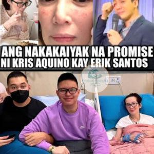 CRYING: Kris Aquino made Erik Santos cry with his last promise, Erik couldn’t stop crying because Kris: “It’s about to happen…”