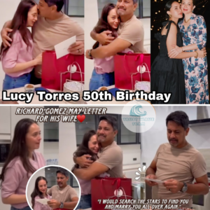 LUCY TORRES UMIYAK sa IPINAGTAPAT ni Richard Gomez sa kanyang 50th Birthday.