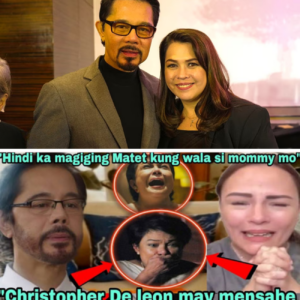 SHOCK: CHRISTOPHER DE LEON HINDI KAYA ANG LUHA DAHIL SA PAG-ALIS NI LEON.Nagulat ang mga fans ng malaman ang dahilan..🥹