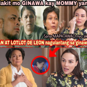 WATCH: Ian and Lotlot De Leon are shocked by what Matet De Leon did to their mother Nora Aunor. The Nora sibling battle erupts…🥹🥹👇(video) (NG)