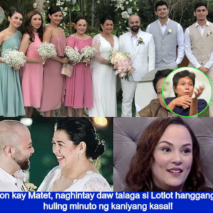 HOT: MATET DE LEON REVEALS THE SHOCKING REASON WHY NORA AUNOR WAS ABSENT FROM LOTLOT DE LEON’S WEDDING – THE TRUTH REVEALED LEFT EVERYONE ON SET STUNNED!