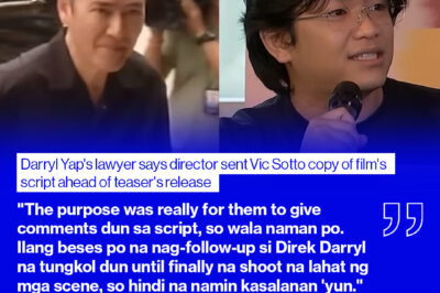 Darryl Yap’s lawyer says director sent Vic Sotto copy of film’s script ahead of teaser’s release