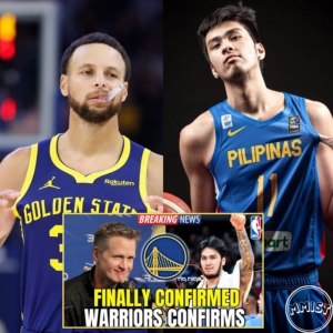 “Breaking News! Kai Sotto signs with the Golden State Warriors! Ang Filipino basketball dream ay malapit nang matupad, at ang buong bansa ay nagdiriwang ng hakbang na ito sa NBA!”