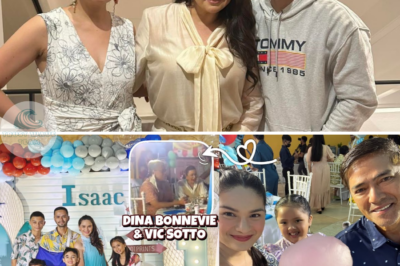 DINA BONNEVIE AT VIC SOTTO MAGKASAMA SA 1ST BIRTHDAY NG APO KAY KRISTINE AT OYO NA SI ISAAC SOTTO /LO