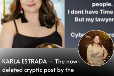 Karla Estrada’s Deleted Cryptic Post Elicits Reactions