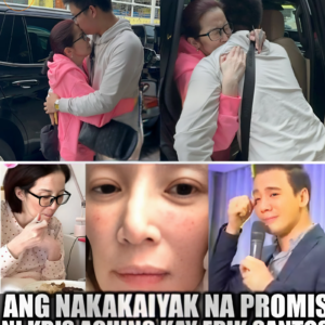 CRYING: Kris Aquino made Erik Santos cry with his last promise, Erik couldn’t stop crying because Kris: “It’s about to happen…”🥹