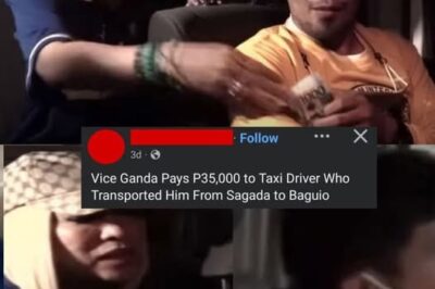 Vice Ganda paid 35,000 pesos to the taxi driver who took him from Sagada to Baguio, what surprised the driver the most was that