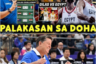 Palakasan sa Doha! GILAS laban sa EGYPT – isang digmaan ng mga higante! 7’2″, 7’0″, 6’11”, 6’9″ ang taas ng frontline ng Egypt! Pero huwag mag-alala, handa si JMF na ipakita ang lakas at galing ng Gilas! Paano nila haharapin ang mga higanteng ito? Ang laban na ito, tiyak, puno ng aksyon at tensyon!