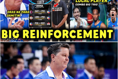 Big REINFORCEMENT: Gilas Trio Big Combo! QAT VS PH, LBN VS PH, PH VS EGY – Ano ang Mga Pagbabago at Pagbuo ng Koponan? Panoorin ang Lahat ng Action!