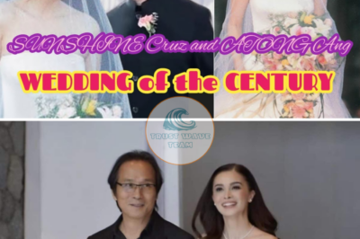 CONGRATS! Sunshine Cruz and Atong Ang’s Grand Wedding Dubbed as the “Wedding of the Century”