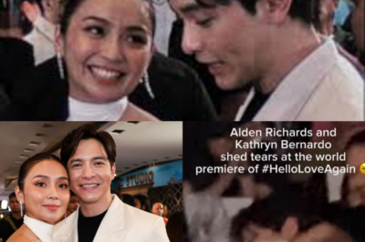 WATCH NOW: Kathryn Bernardo and Alden Richards Burst into Tears at the Premiere of “Hello, Love, Again”