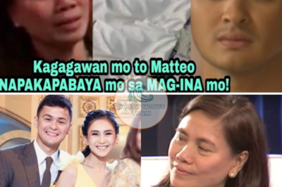 MOMMY DIVINE, GALIT NANG SINAPIT NI SARAH GERONIMO SA TRAHEDYA NA KASAMA SI MATTEO GUIDICELLI