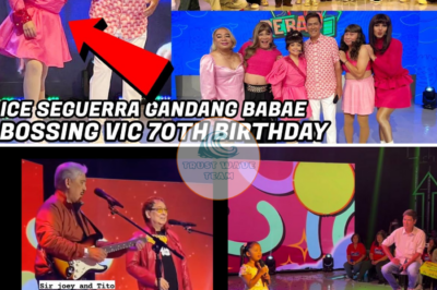 ICE SEGUERRA DI MO AKALAIN NAGPAKA-BABAE SA BIRTHDAY NI BOSSING😍VIC SOTTO 70TH BIRTHDAY